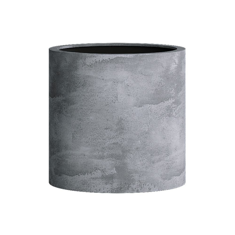 Кашпо CONCRETIKA CYLINDER CONCRETE GREY LIGHT D40H40