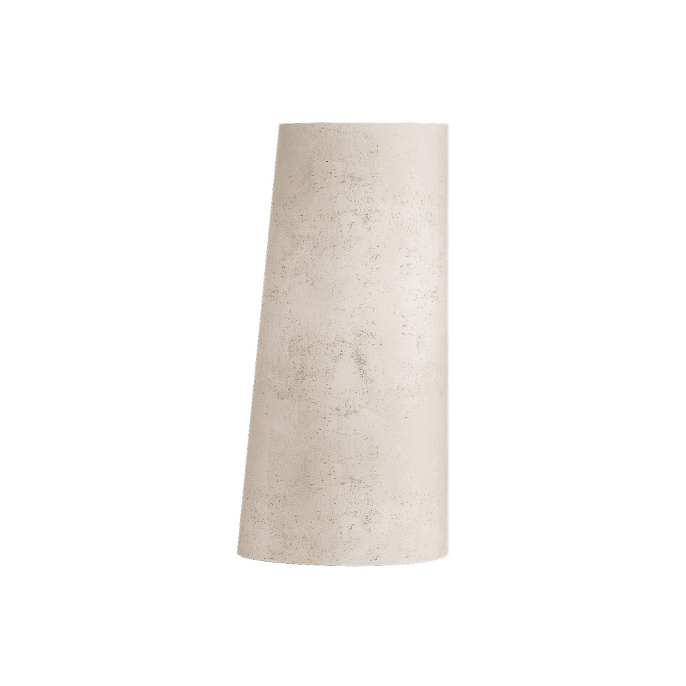 Кашпо CONCRETIKA DUET CONCRETE WHITE D41H104