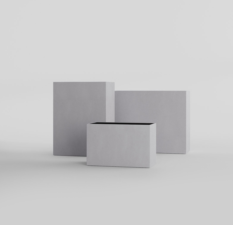 Кашпо CONCRETIKA DIVIDER SHALE 60x35x80
