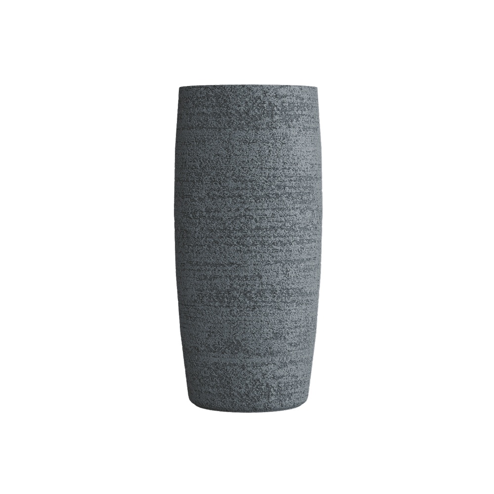 Кашпо CONCRETIKA CIGAR EROSIA GREY D43H92