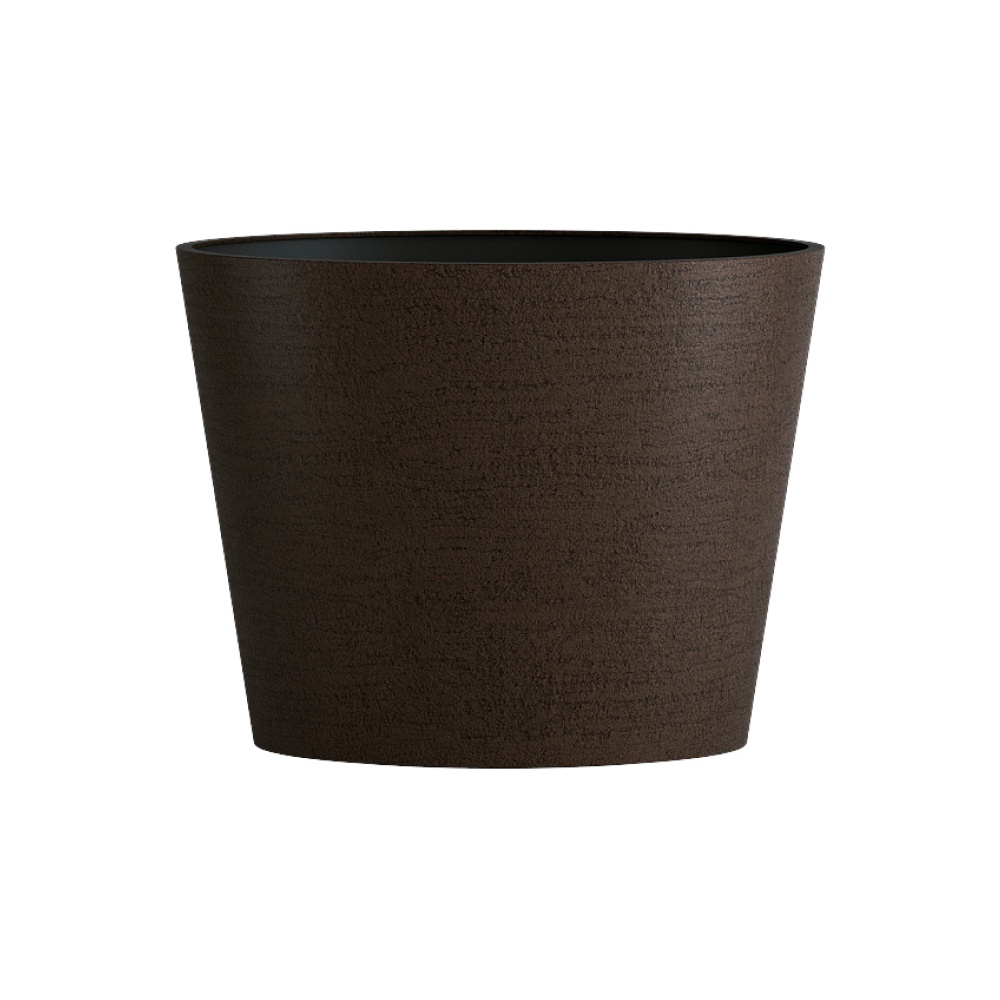 Кашпо CONCRETIKA CRATER EROSIA BROWN D50H40