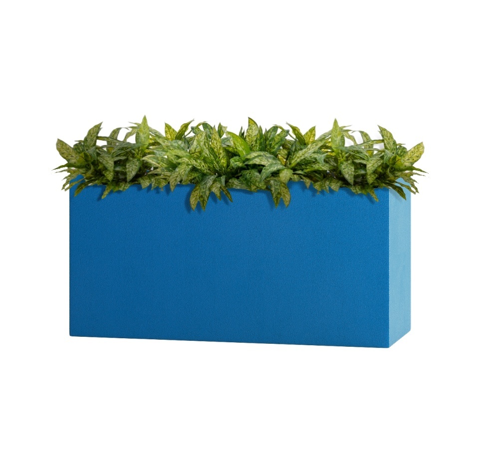 Кашпо CONCRETIKA DIVIDER DARK BLUE 100x40x50