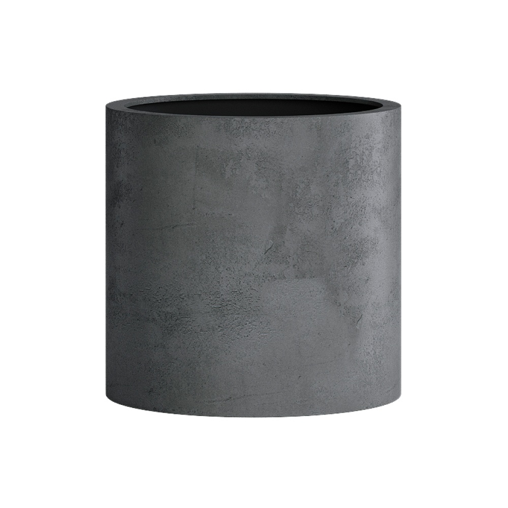 Кашпо CONCRETIKA CYLINDER SMOKEY BLUE D45H45
