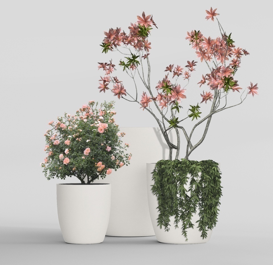 Кашпо CONCRETIKA VASE 3 SANTORINI D30H32