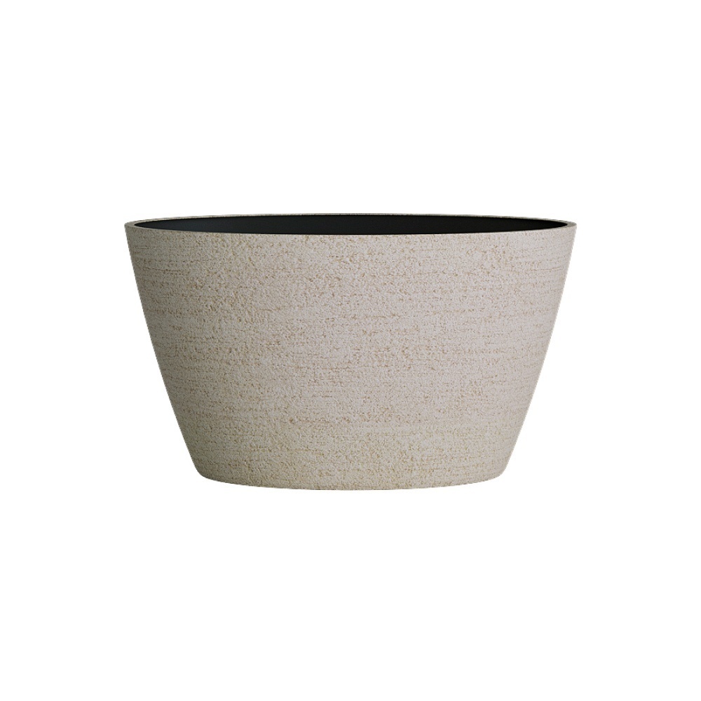 Кашпо CONCRETIKA BOWL EROSIA YELLOW D65H36