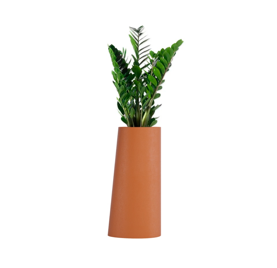 Кашпо CONCRETIKA DUET CARROT D41H104