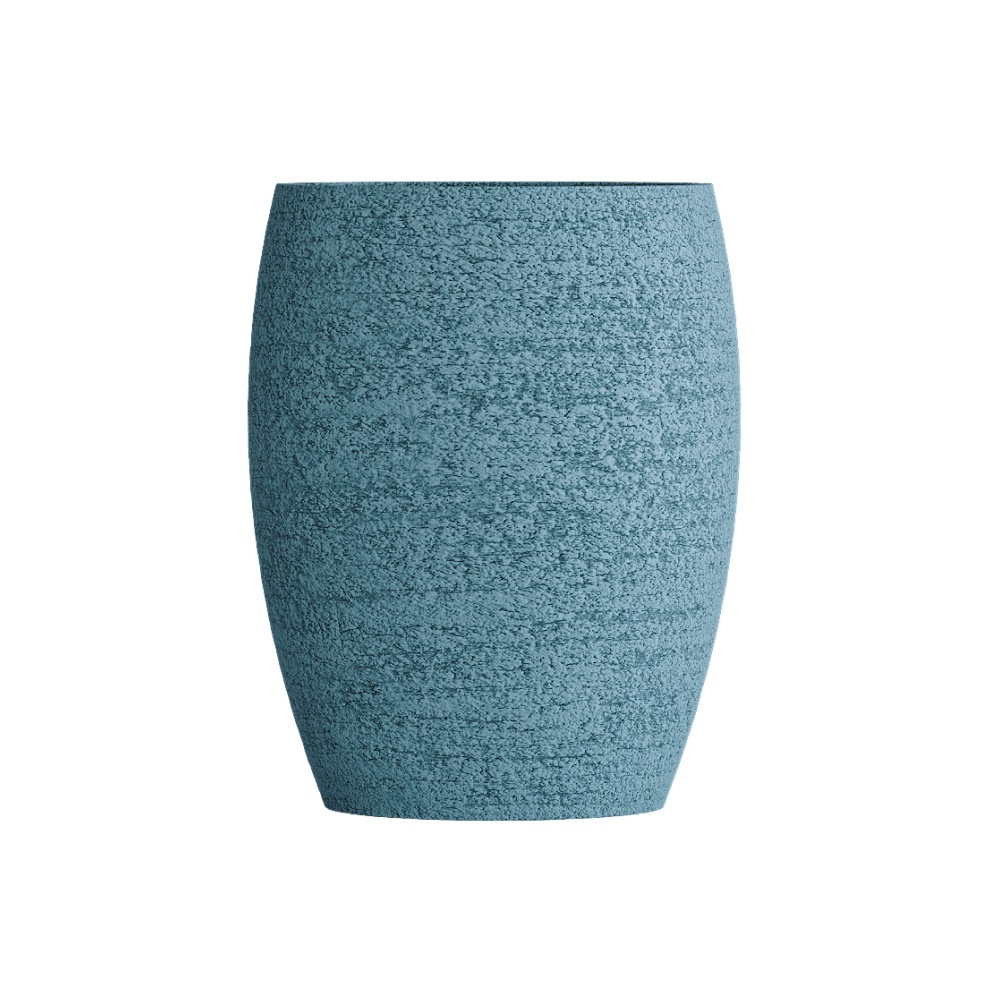 Кашпо CONCRETIKA OVAL EROSIA BLUE D45H66