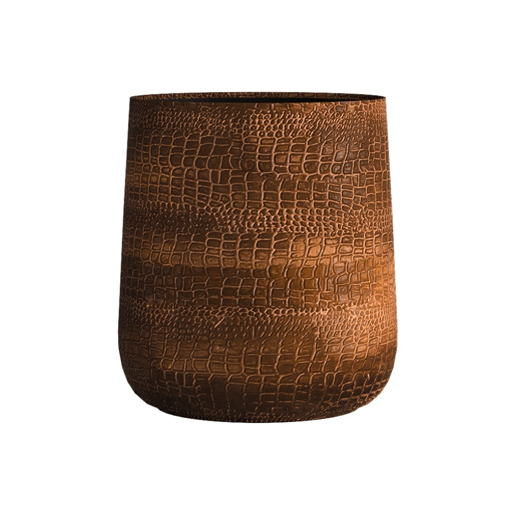 Кашпо CONCRETIKA CONE CAYMAN BROWN D50H54