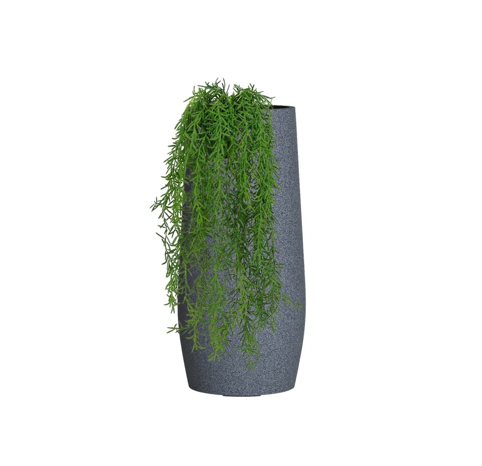 Кашпо CONCRETIKA MODA BASALT D28H75