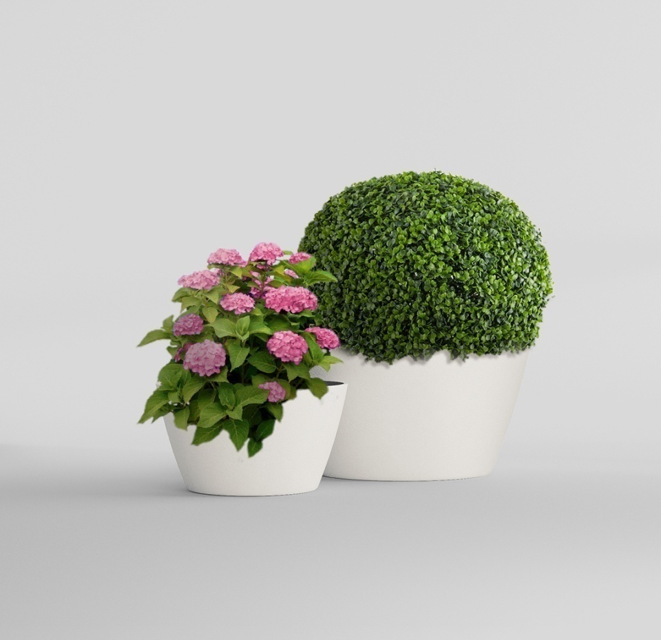 Кашпо CONCRETIKA BOWL SANTORINI D65H36