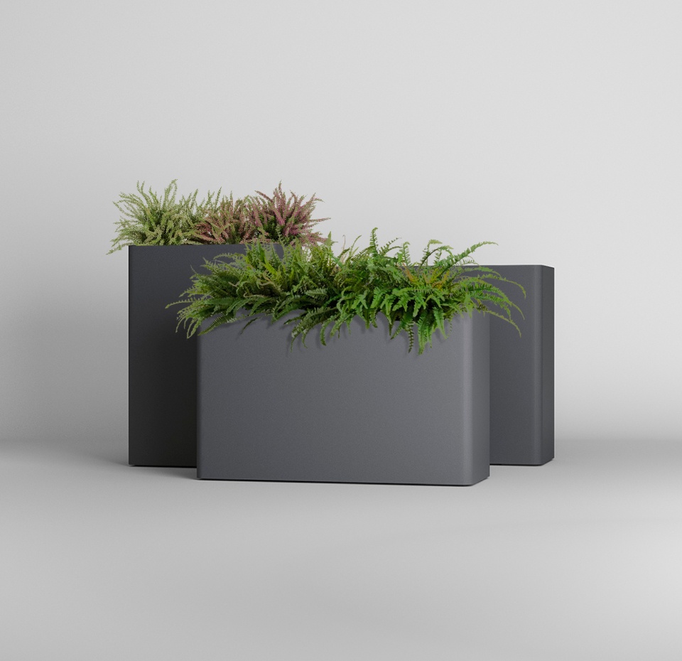 Кашпо CONCRETIKA FLORA MARENGO 90x35x55