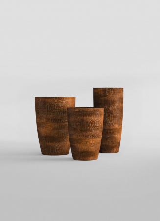 Кашпо CONCRETIKA CONUS CAYMAN BROWN D39H60