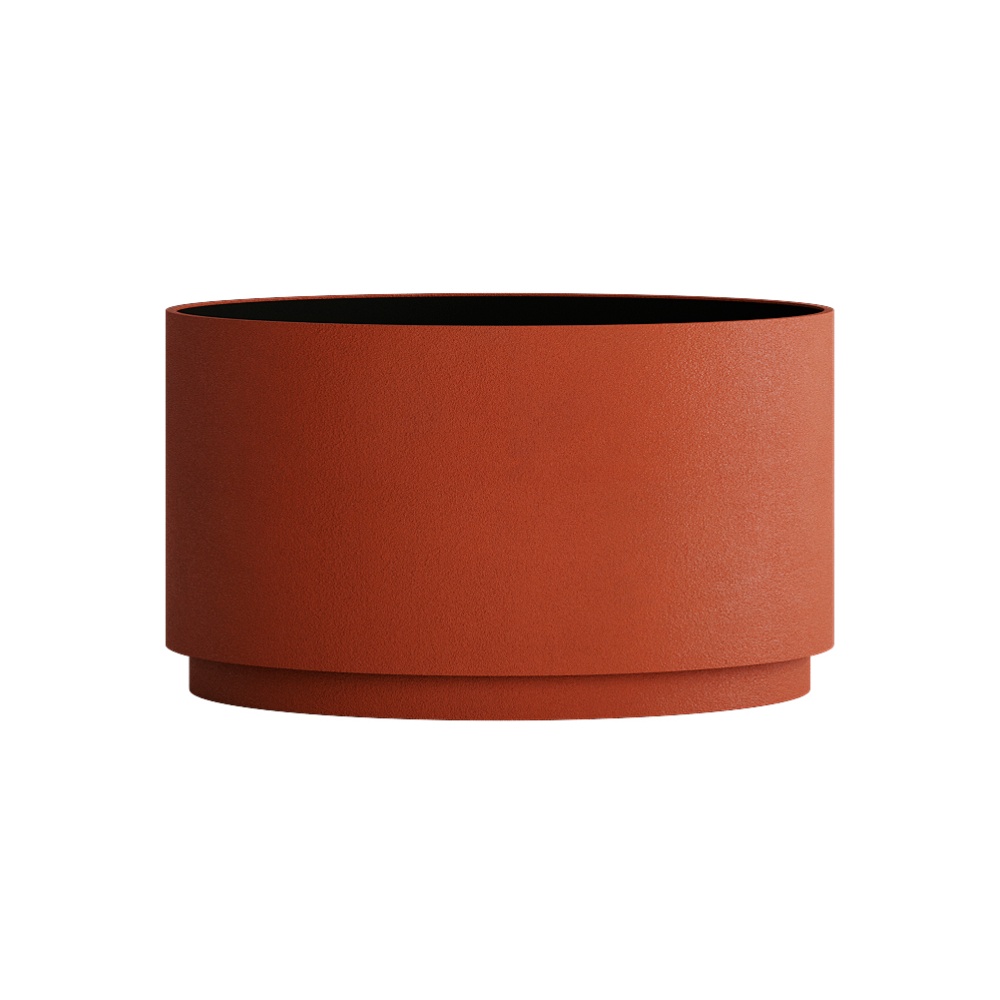 Кашпо CONCRETIKA CYLINDER XL TERRACOTTA D70H45