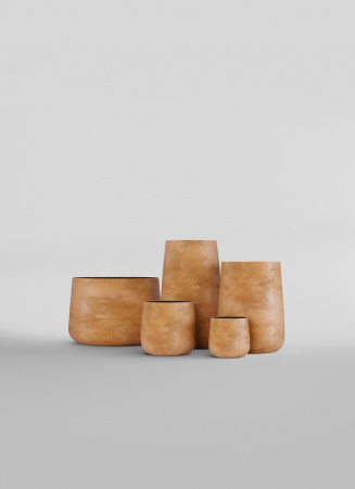 Кашпо CONCRETIKA CONE CLASSIC CLAY D38H60