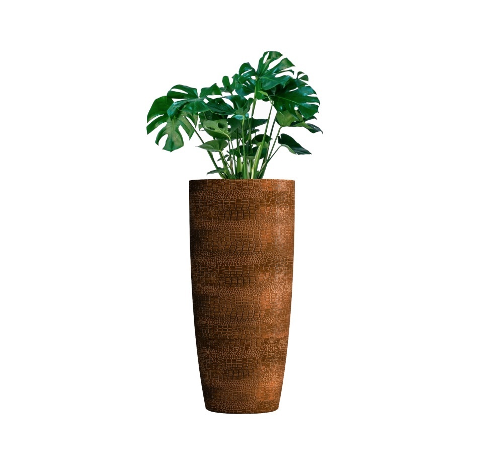 Кашпо CONCRETIKA CONUS CAYMAN BROWN D60H130