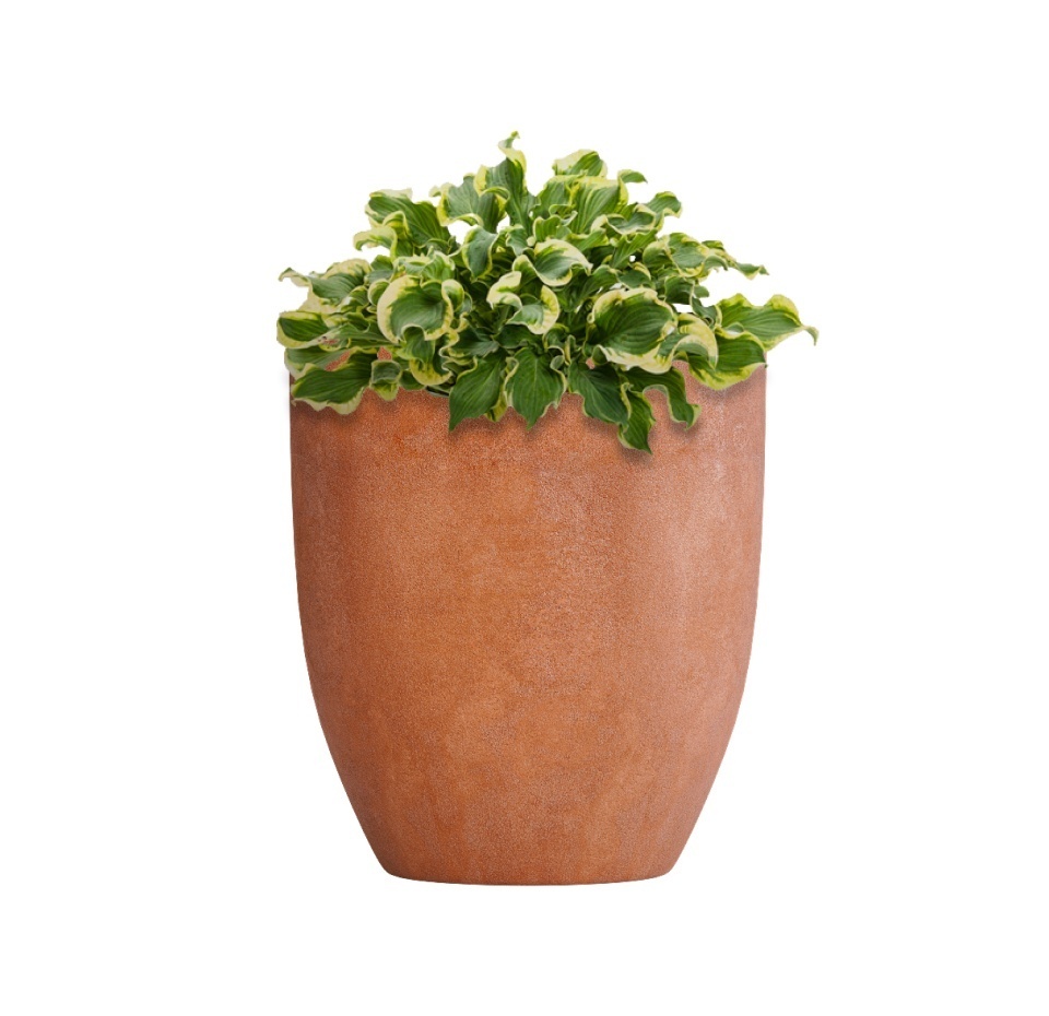 Кашпо CONCRETIKA VASE 3 RED CLAY D40H45