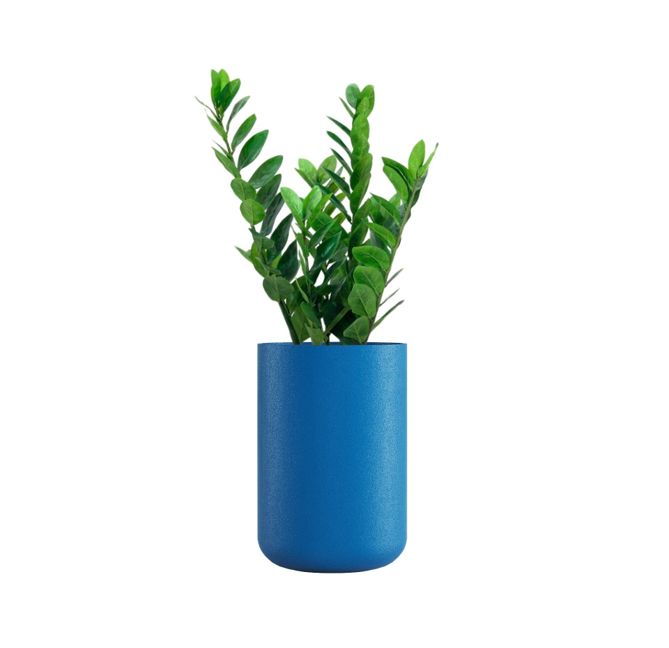 Кашпо CONCRETIKA TOPPER DARK BLUE D40H60
