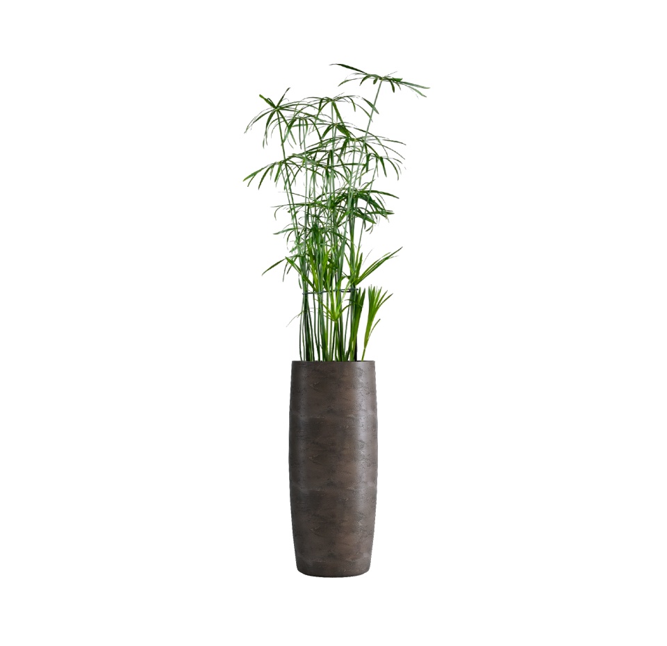 Кашпо CONCRETIKA CIGAR TAUPE CONCRETE D27H70