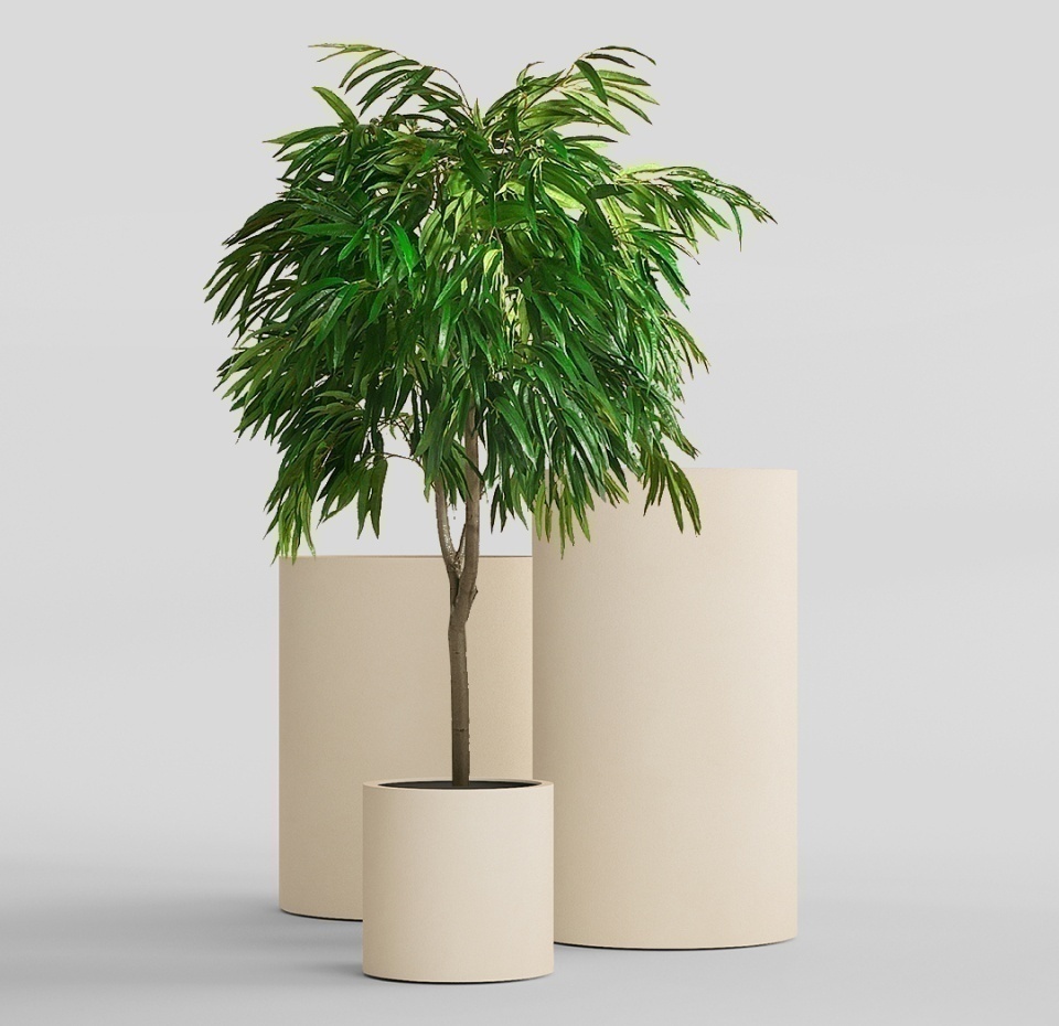 Кашпо CONCRETIKA CYLINDER SAHARA D30H30