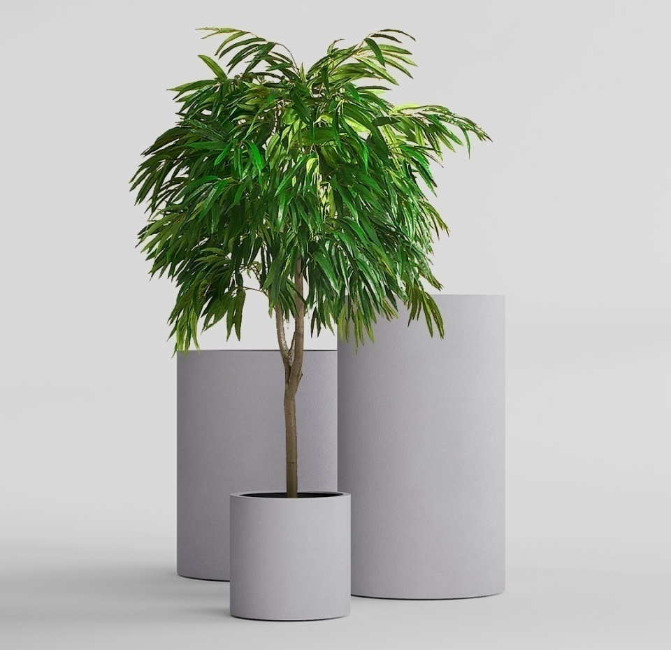 Кашпо CONCRETIKA CYLINDER SHALE D45H45
