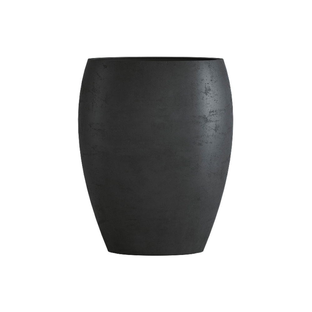 Кашпо CONCRETIKA OVAL ANTHRACITE D30H41