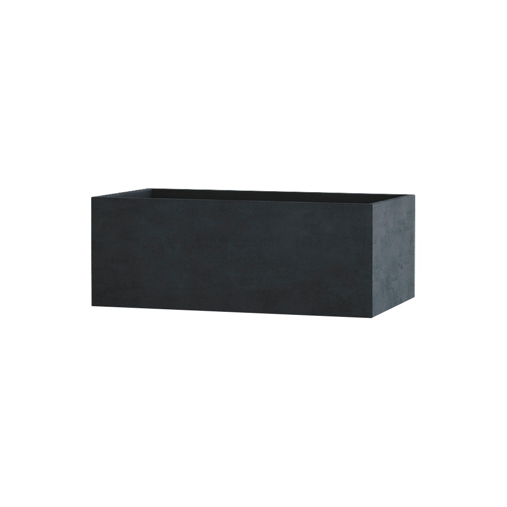 Кашпо CONCRETIKA BALCONY ANTHRACITE 40x20x15