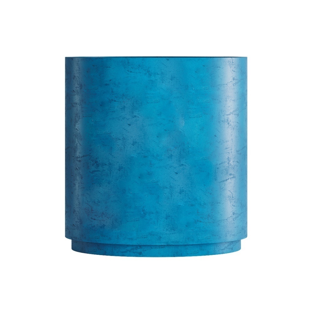 Кашпо CONCRETIKA CYLINDER XL COBALT BLUE D70H80