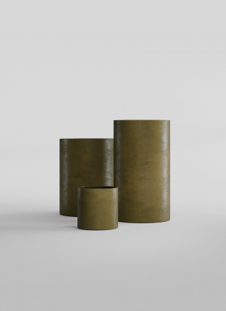 Кашпо CONCRETIKA CYLINDER AVOCADO D30H90