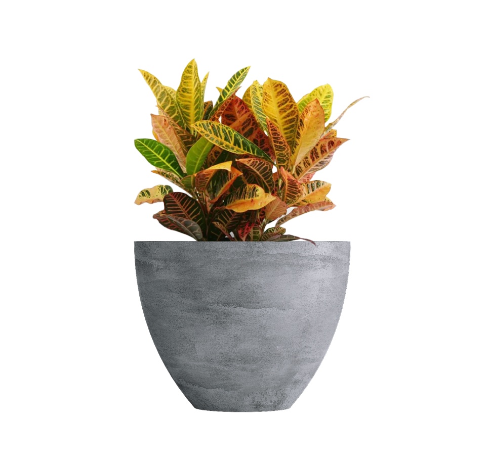 Кашпо CONCRETIKA UPON CONCRETE GREY LIGHT D65H55