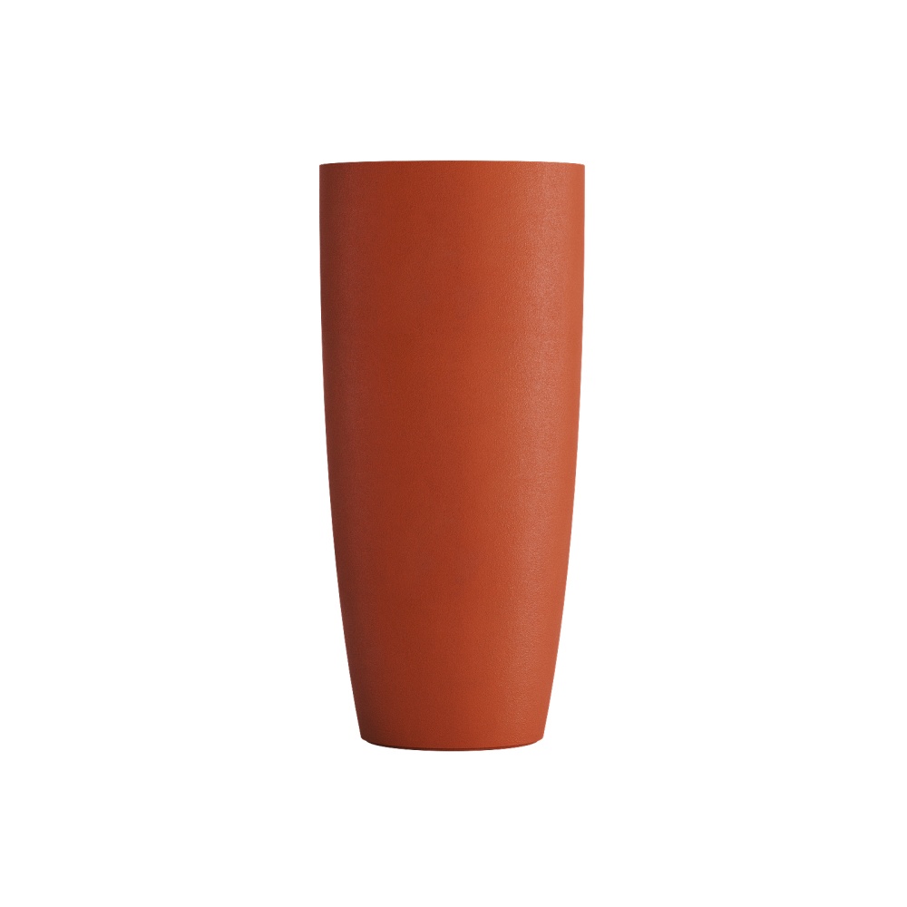 Кашпо CONCRETIKA CONUS TERRACOTTA D60H130