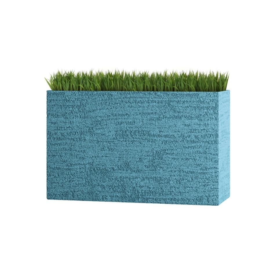 Кашпо CONCRETIKA DIVIDER EROSIA BLUE 80x30x50