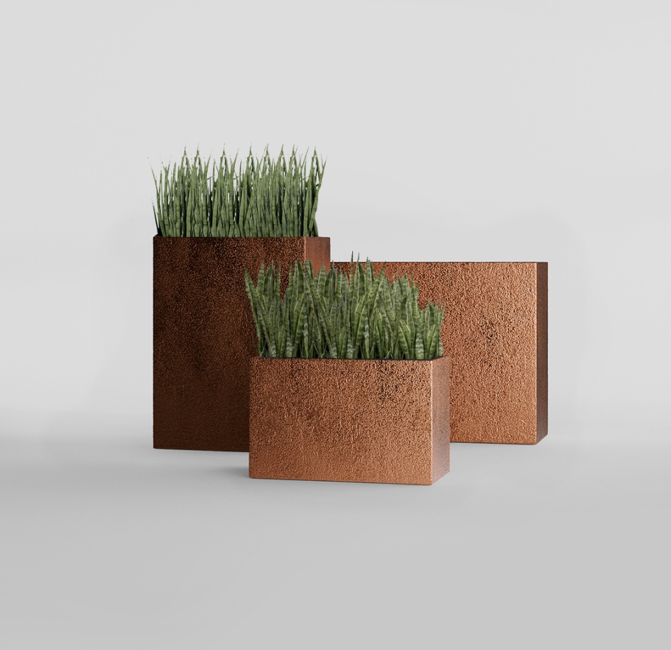 Кашпо CONCRETIKA DIVIDER RICH COOPER 60x30x50