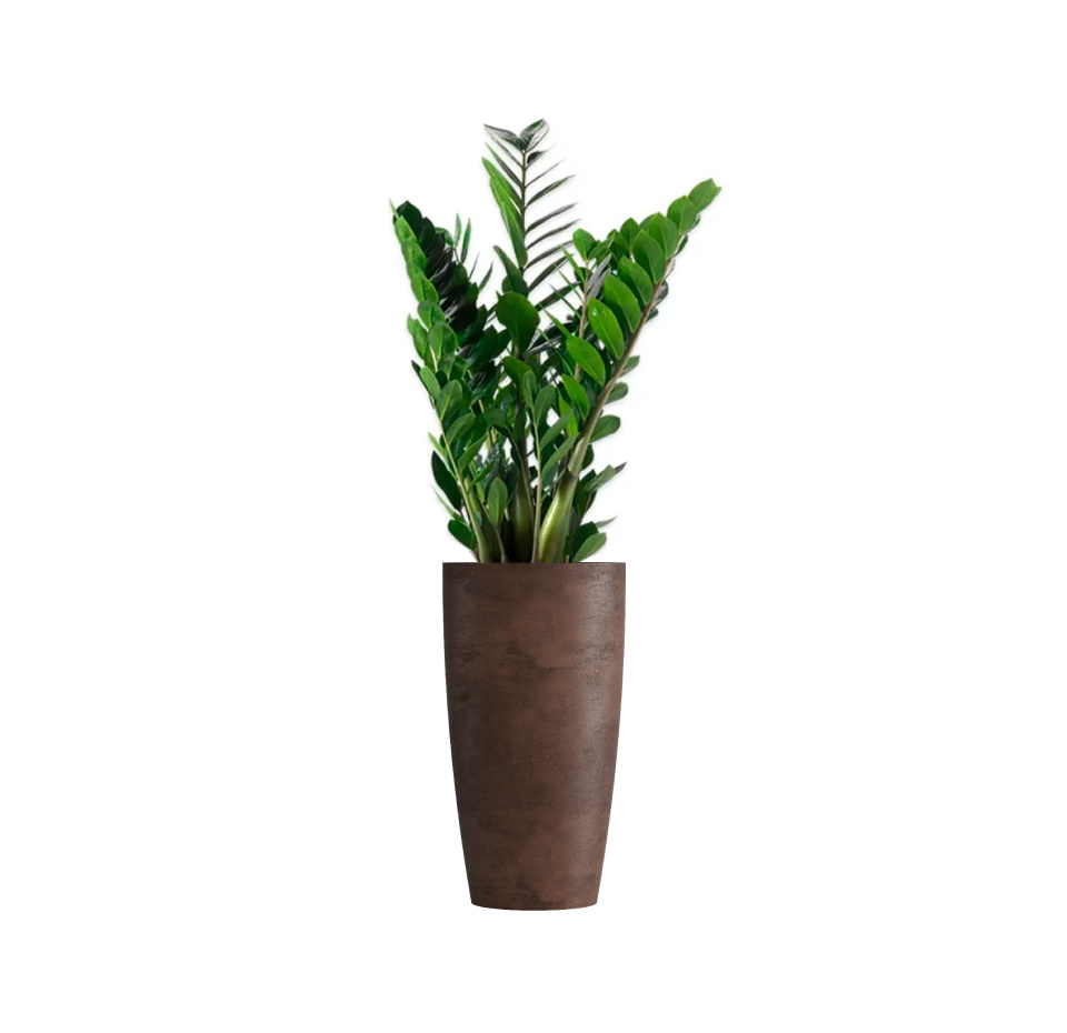 Кашпо CONCRETIKA CONUS COFFEE D30H55