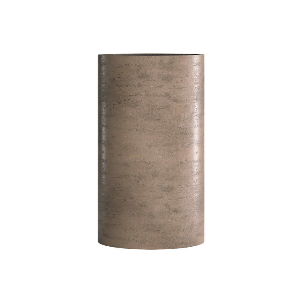 Кашпо CONCRETIKA CYLINDER SMOKEY GREY D45H80