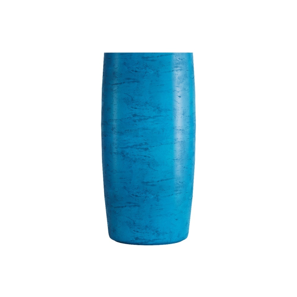 Кашпо CONCRETIKA CIGAR COBALT BLUE D37H78