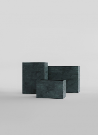 Кашпо CONCRETIKA DIVIDER OCEAN GREEN 100x40x50