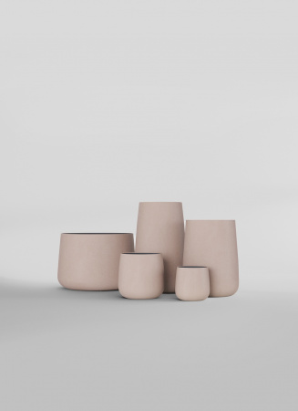 Кашпо CONCRETIKA CONE COCOA D32H36