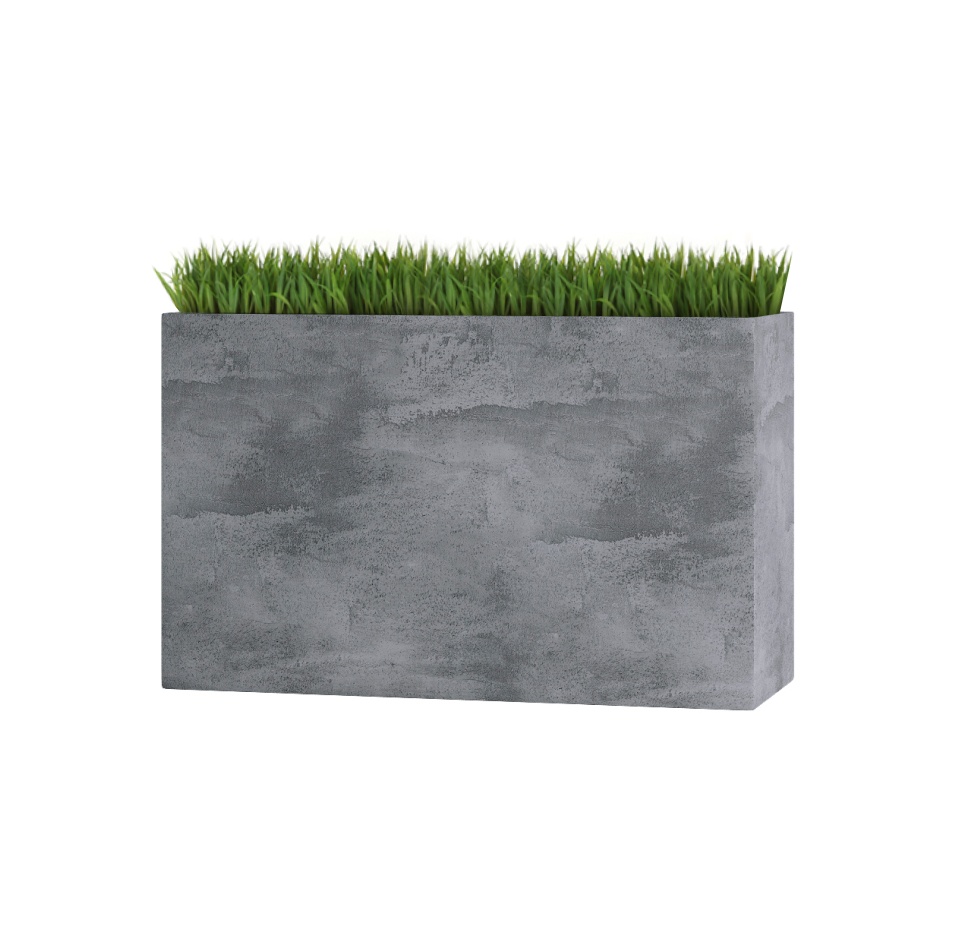 Кашпо CONCRETIKA DIVIDER CONCRETE GREY LIGHT 80x30x50