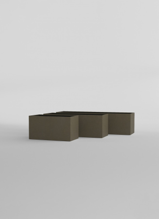 Кашпо CONCRETIKA BALCONY OLIVE 40x20x15