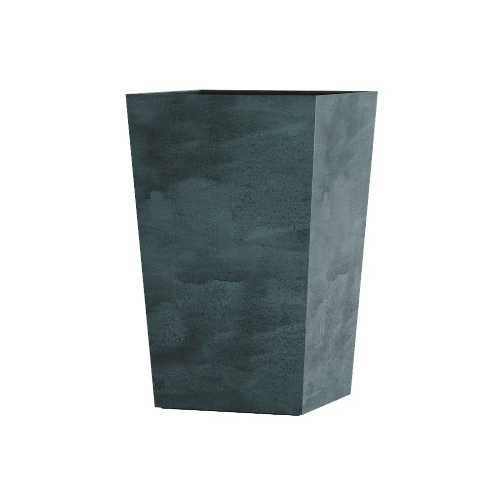 Кашпо CONCRETIKA CONIC OCEAN GREEN 40x40x70