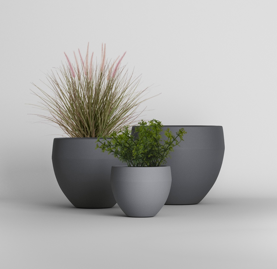 Кашпо CONCRETIKA GIRO MARENGO D70H60