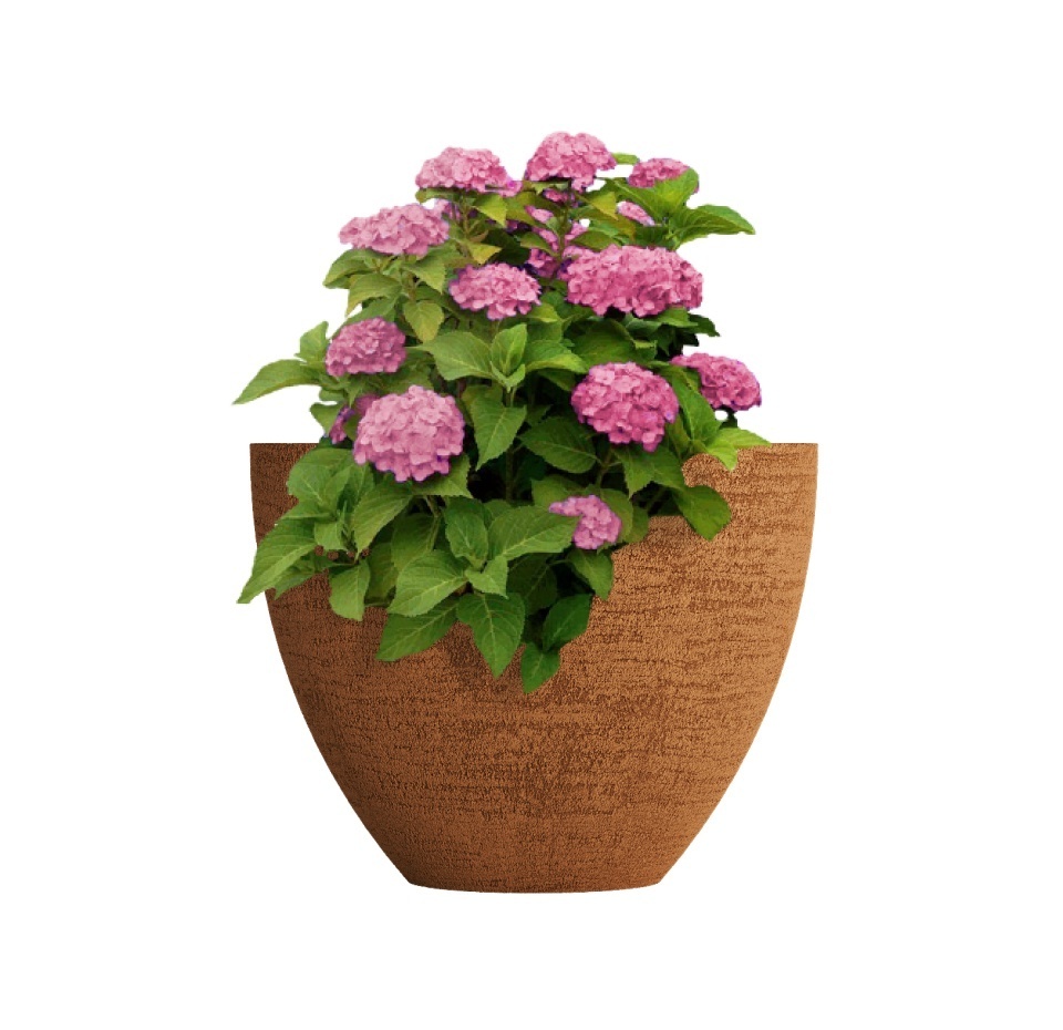 Кашпо CONCRETIKA UPON EROSIA OCHRE D55H45