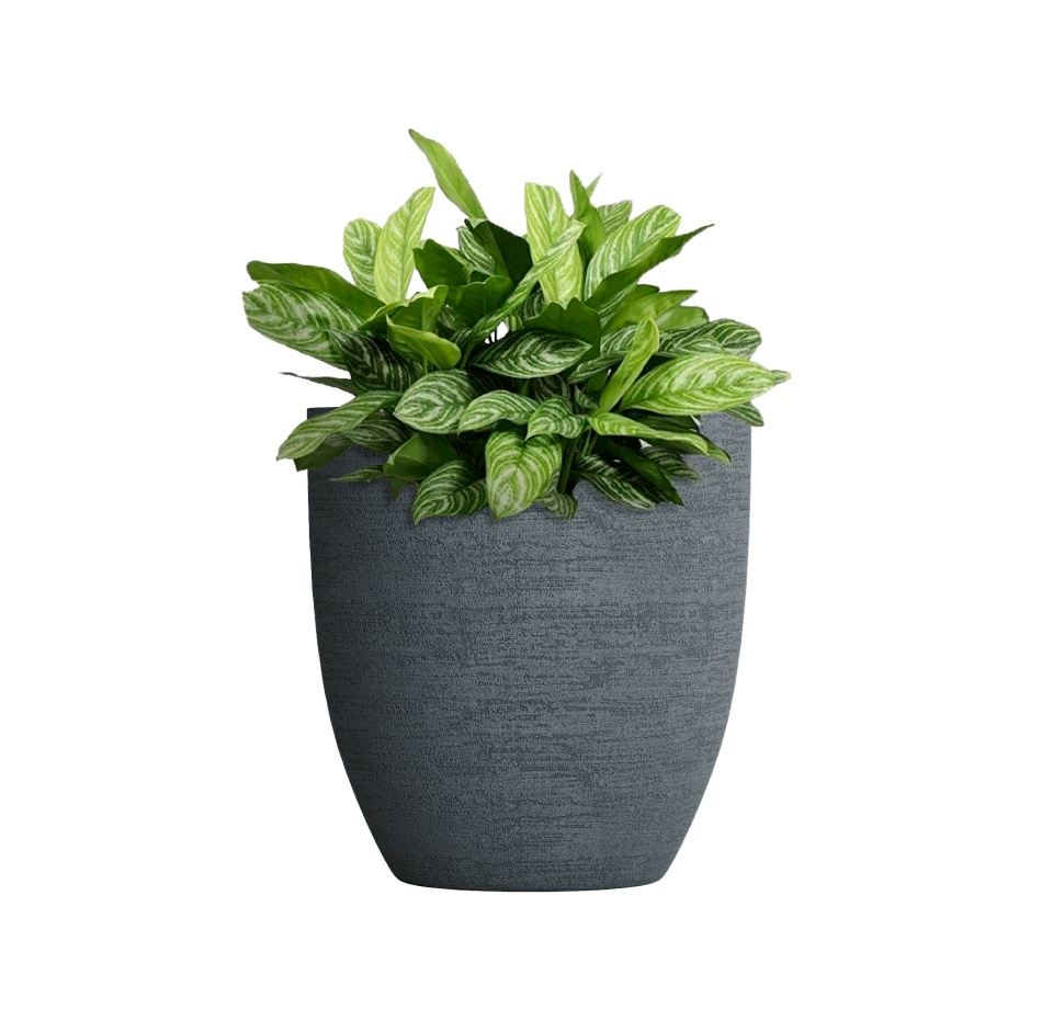 Кашпо CONCRETIKA VASE 3 EROSIA GREY D30H32