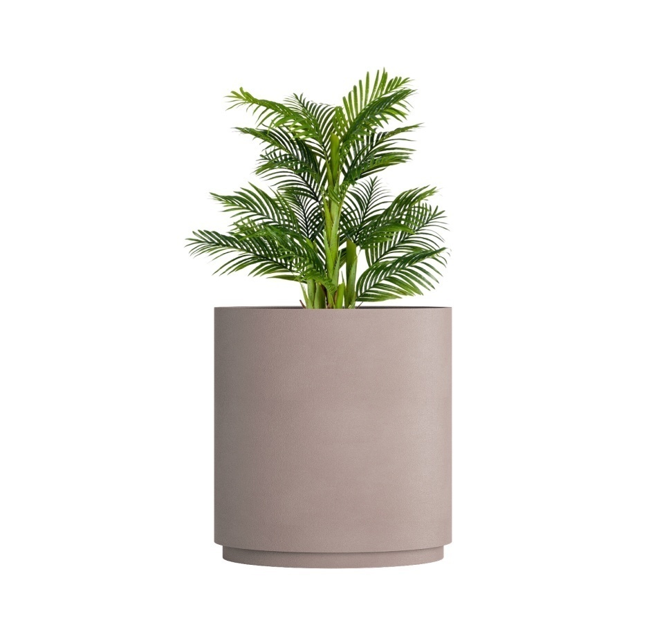 Кашпо CONCRETIKA CYLINDER XL COCOA D100H105