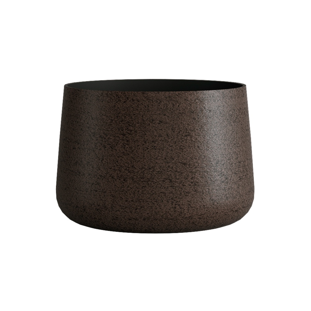 Кашпо CONCRETIKA CONE EROSIA BROWN D60H42