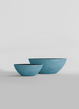 Кашпо CONCRETIKA BONSAY EROSIA BLUE D50H19
