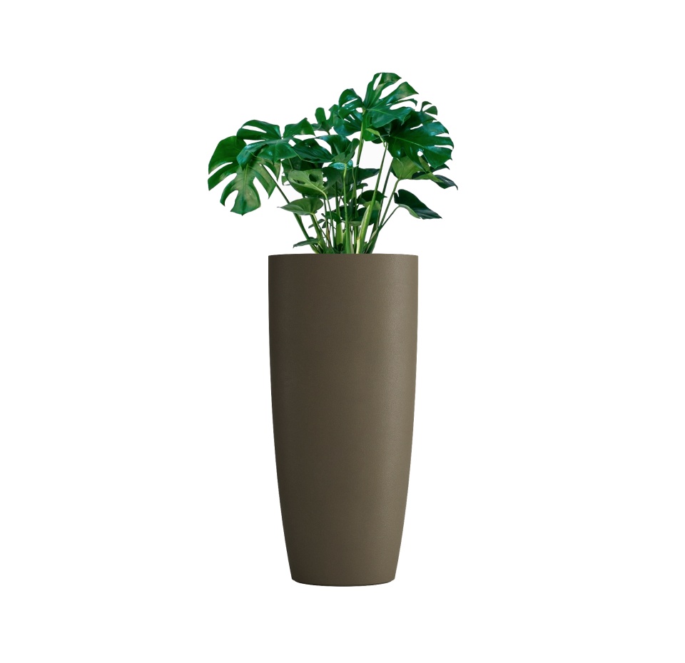 Кашпо CONCRETIKA CONUS OLIVE D60H130