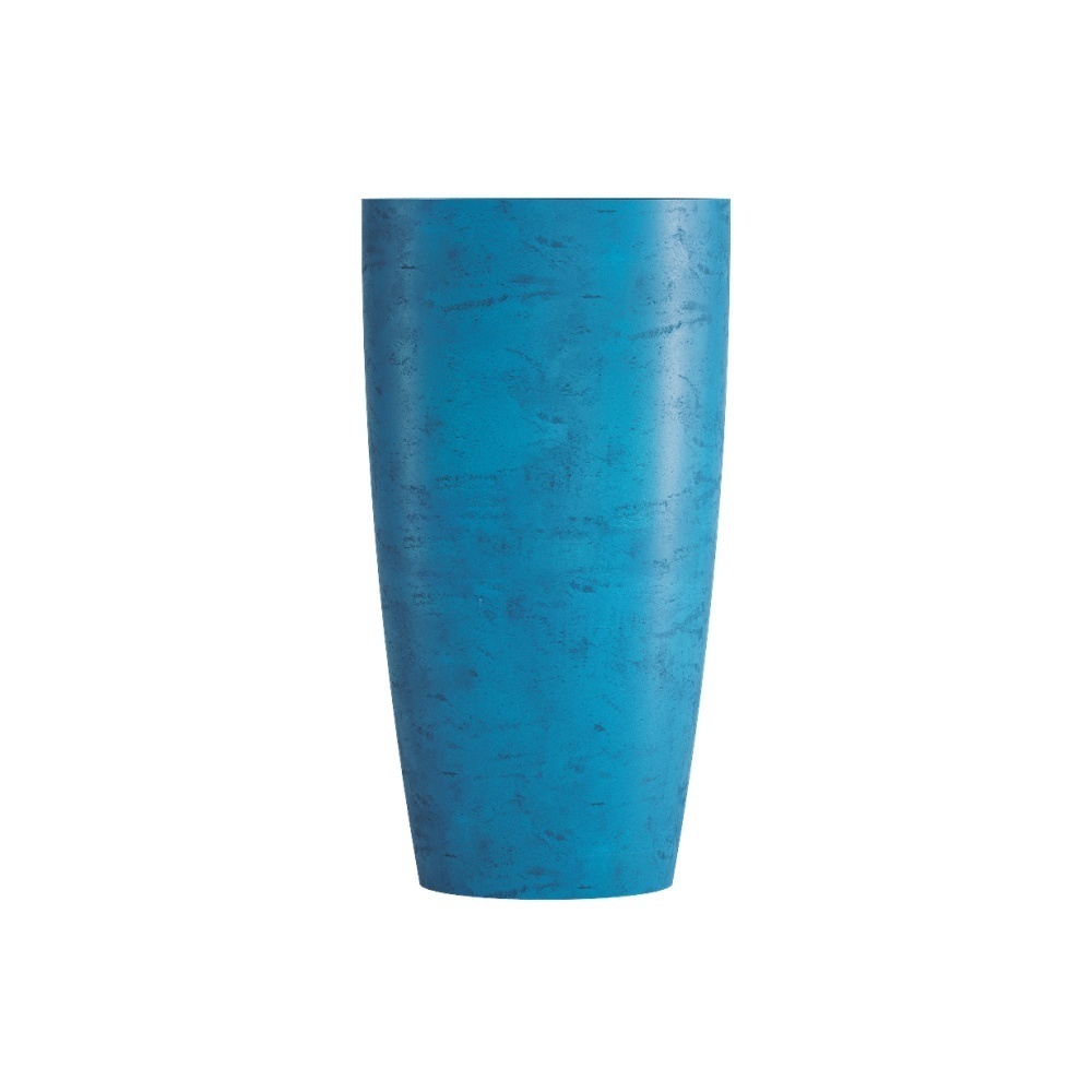 Кашпо CONCRETIKA CONUS COBALT BLUE D40H80