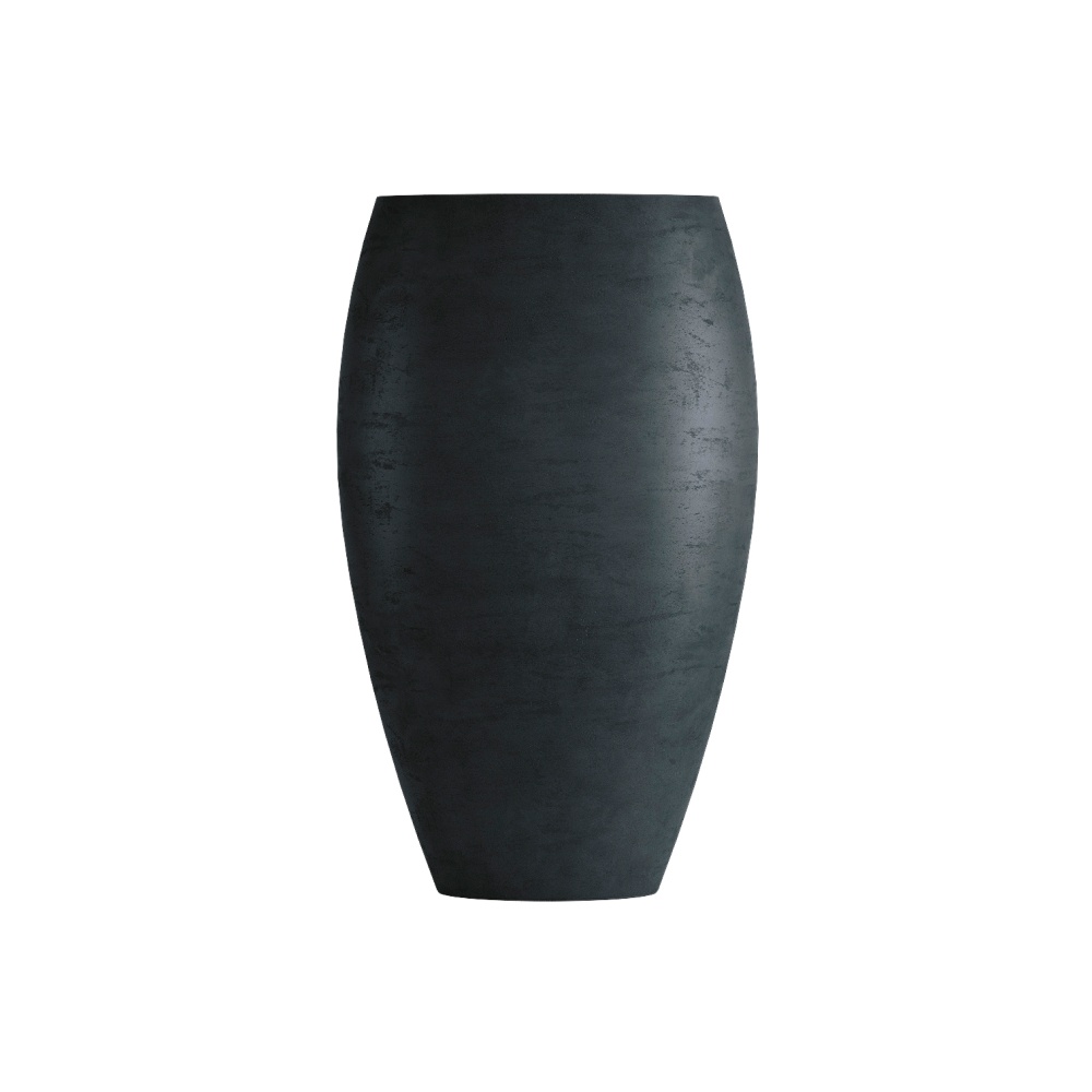 Кашпо CONCRETIKA OVAL ANTHRACITE D41H82