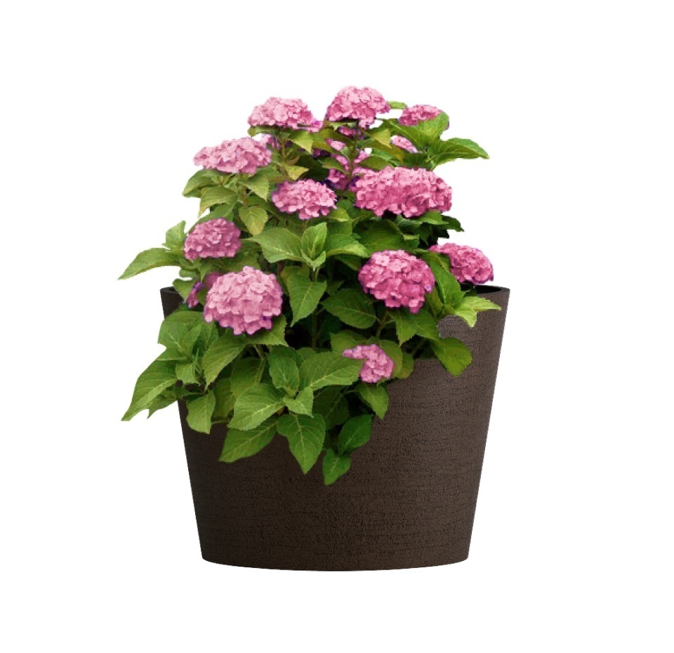 Кашпо CONCRETIKA CRATER EROSIA BROWN D50H40
